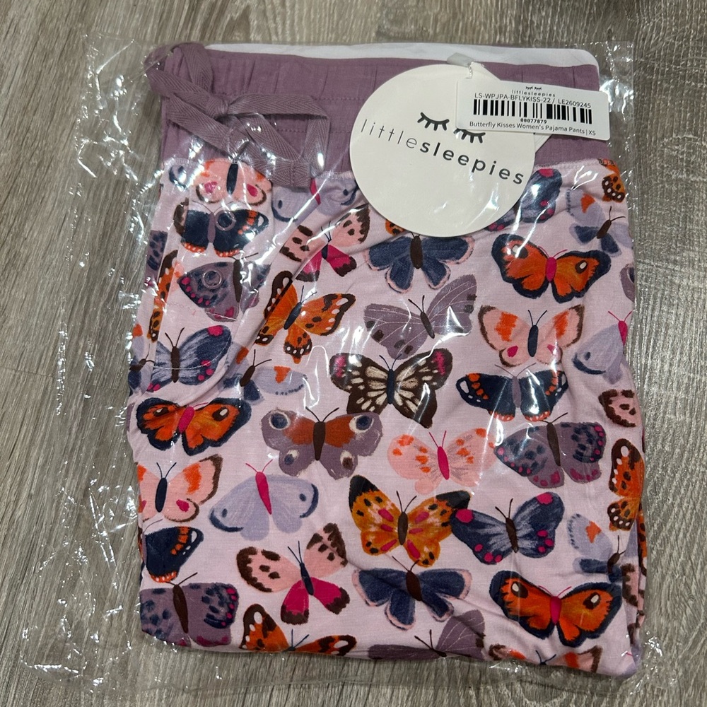Little Sleepies Purple Butterfly Pajama Set